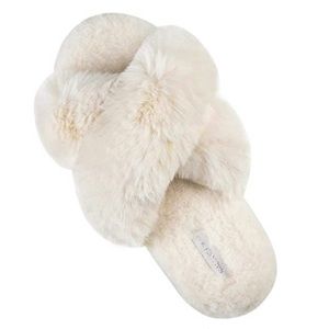 Plush Indoor/Outdoor Slippers, NWT!!